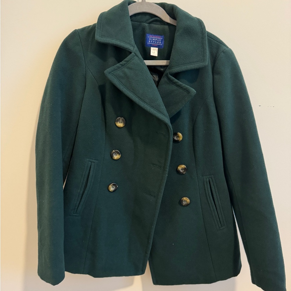 Simply Styled ~ Green Peacoat